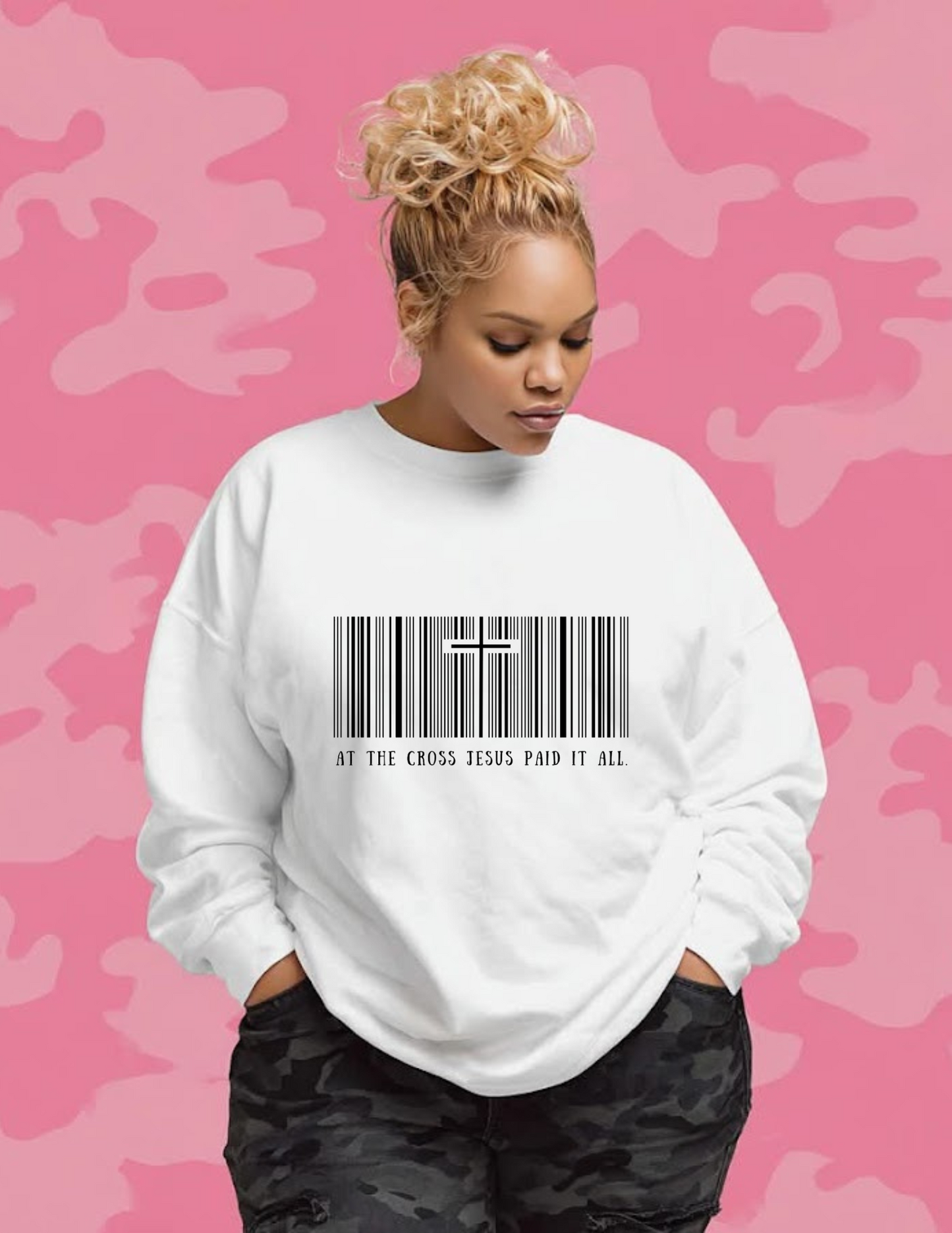 AT THE CROSS JESUS PAID IT ALL