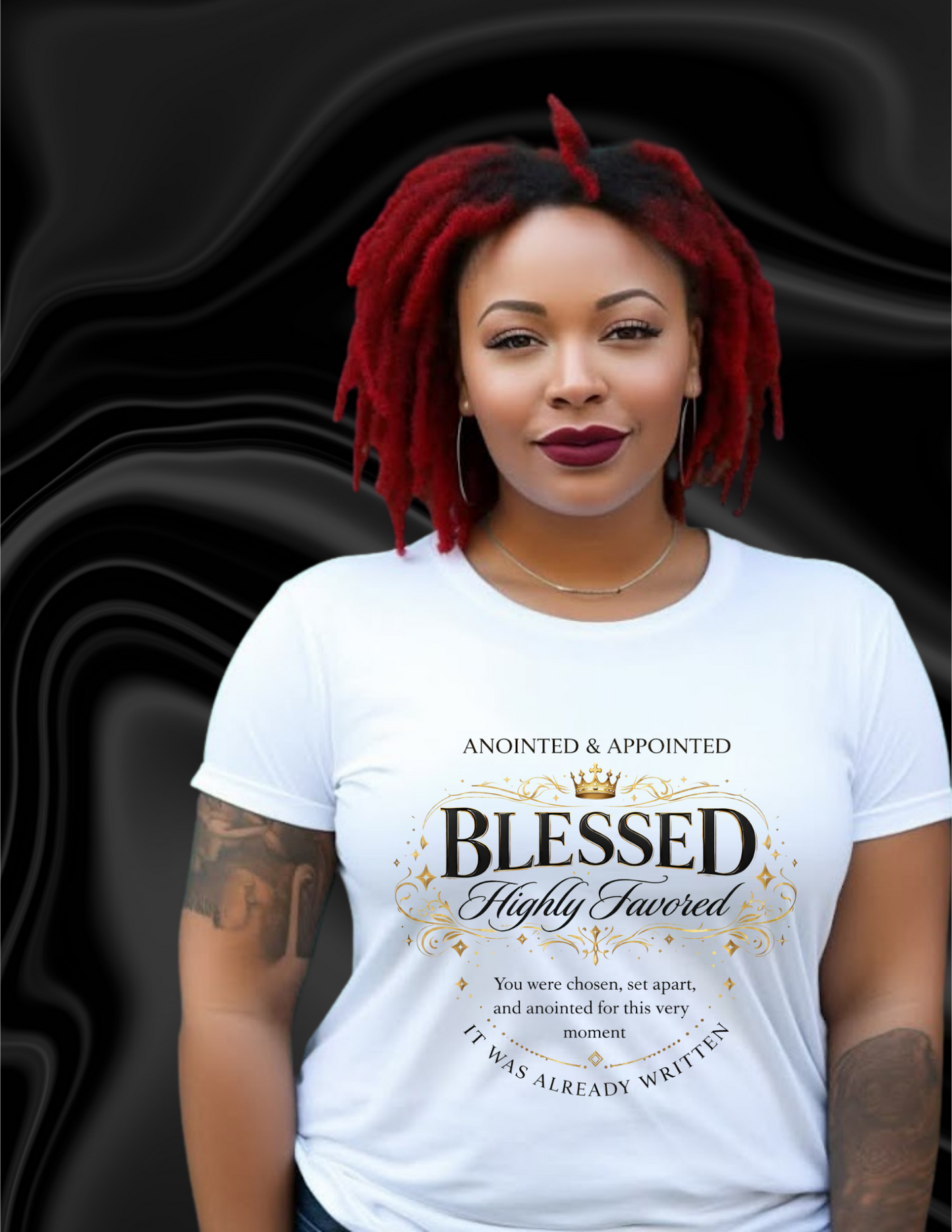 Blessed & Highly Favored Graphic Tee