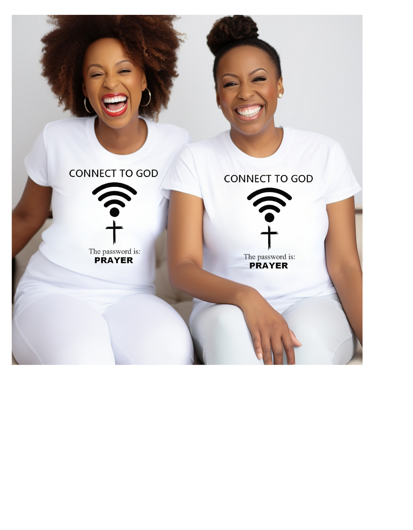 CONNECTED TO GOD - Faith-Inspired Apparel