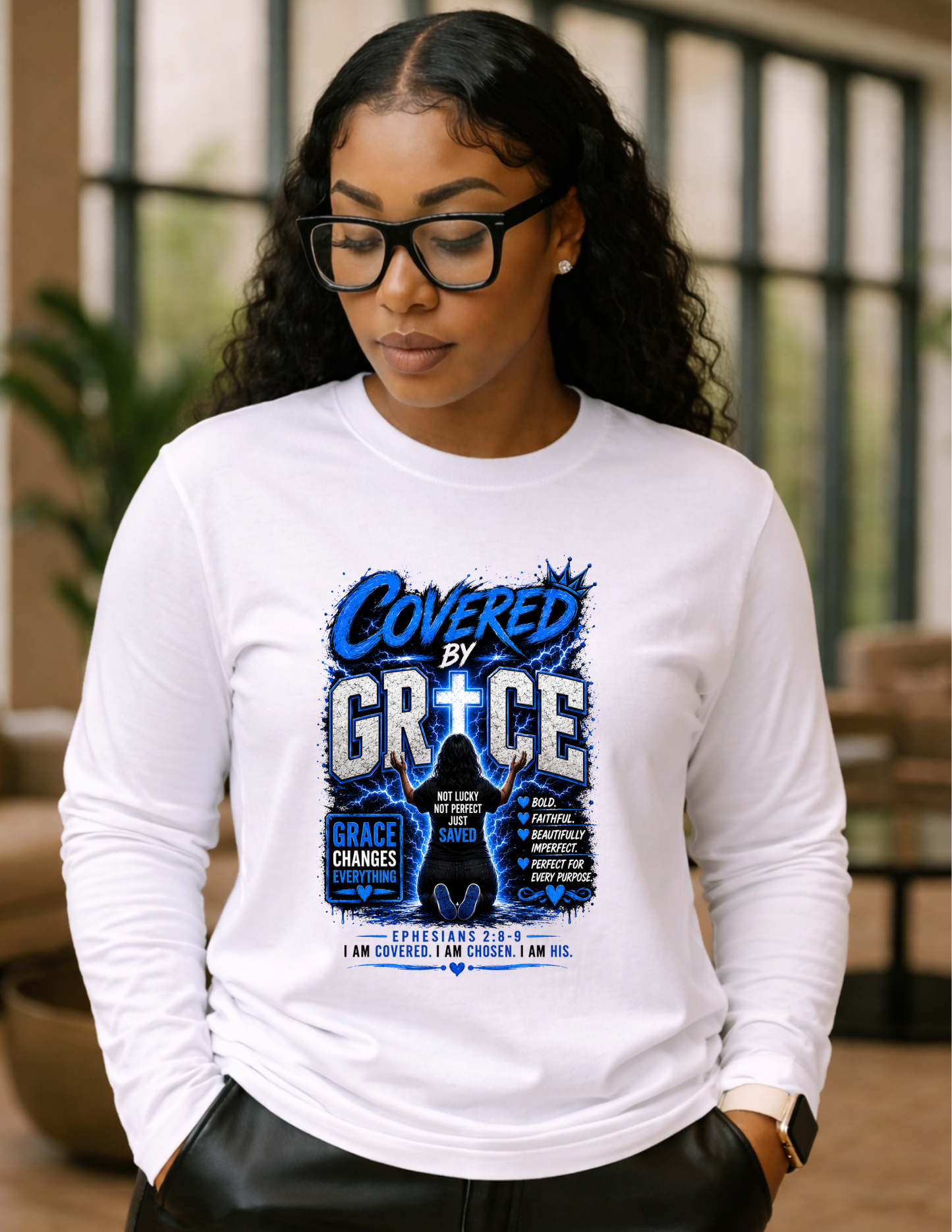 Covered By Grace Graphic Tee