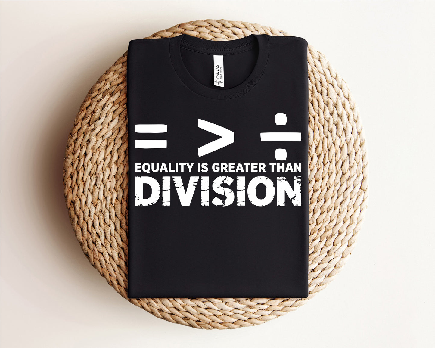 EQUALITY IS GREATER THAN DIVISION