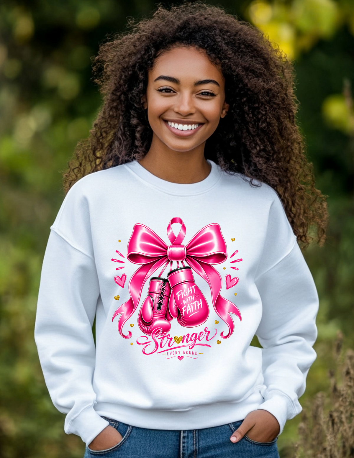 Breast Cancer Awareness Shirt | Fight With Faith