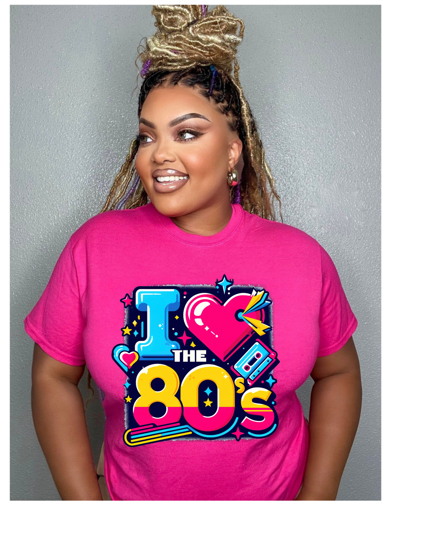 I LOVE THE 80'S - Retro Fashion Apparel