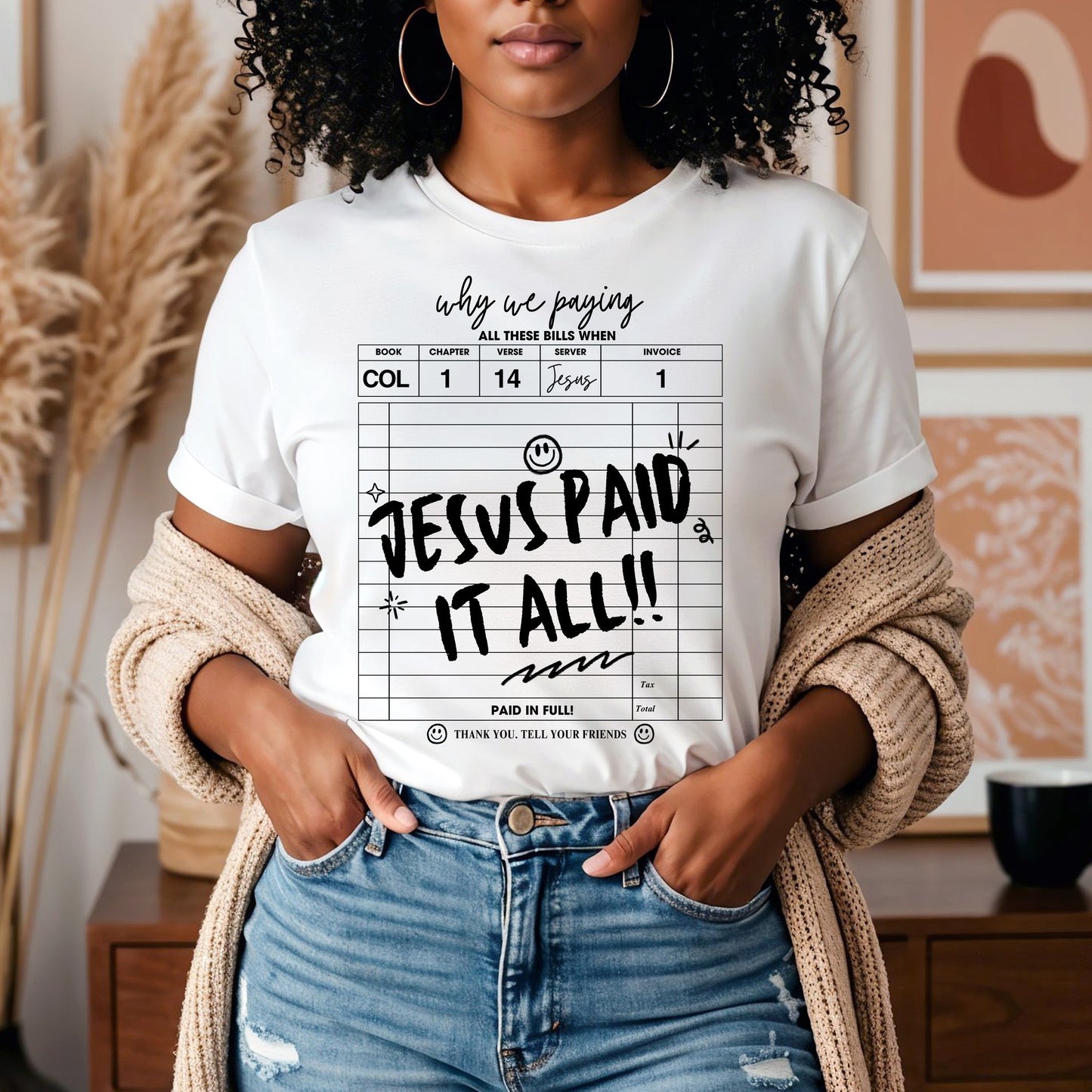 JESUS PAID IT ALL - Faith Apparel