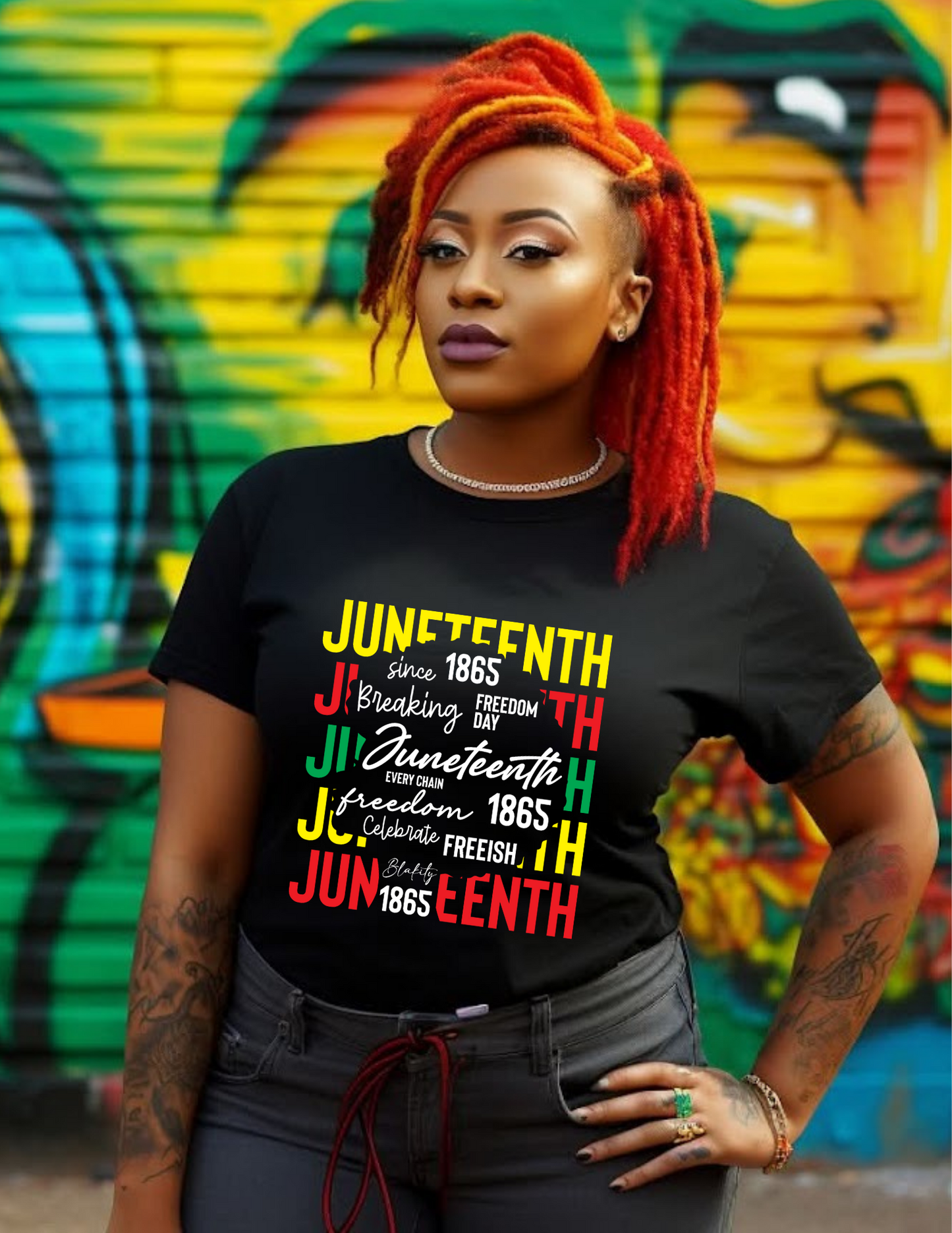 Juneteenth 1865 Graphic T-Shirt | Black History Freedom Tee | Pharr2Trendy