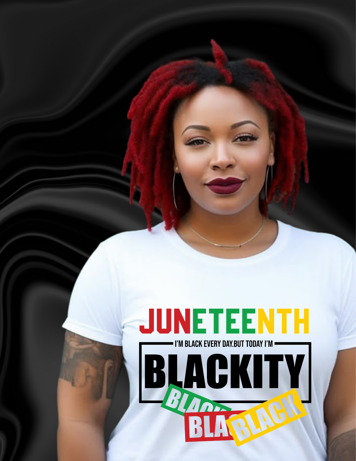 Juneteenth Blackity Black Unisex Tee