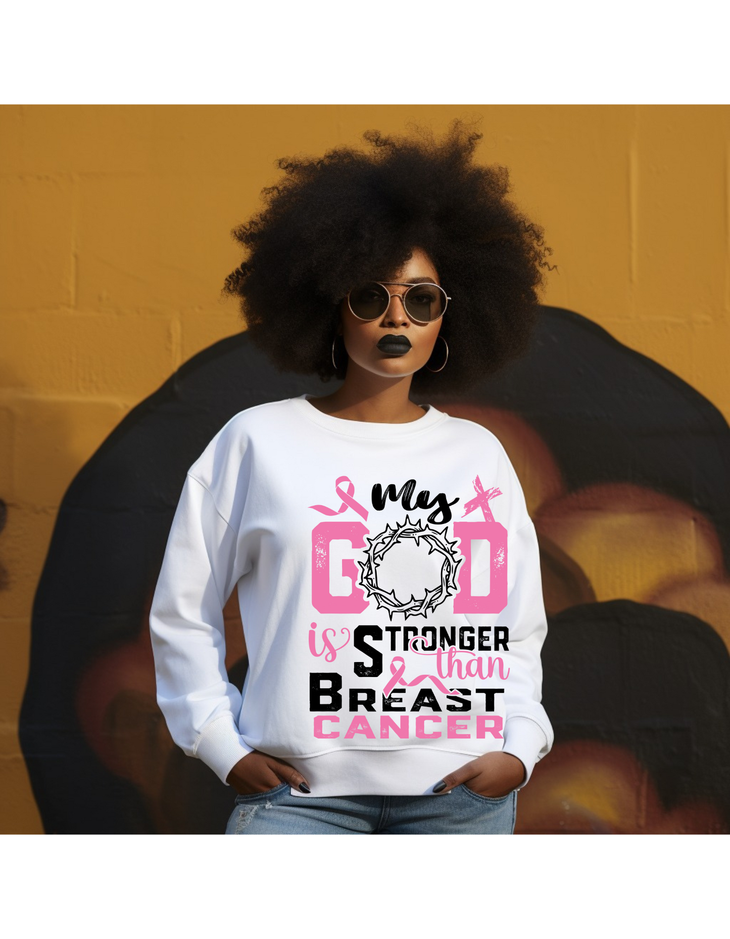MY GOD IS STRONGER THAN BREAST CANCER