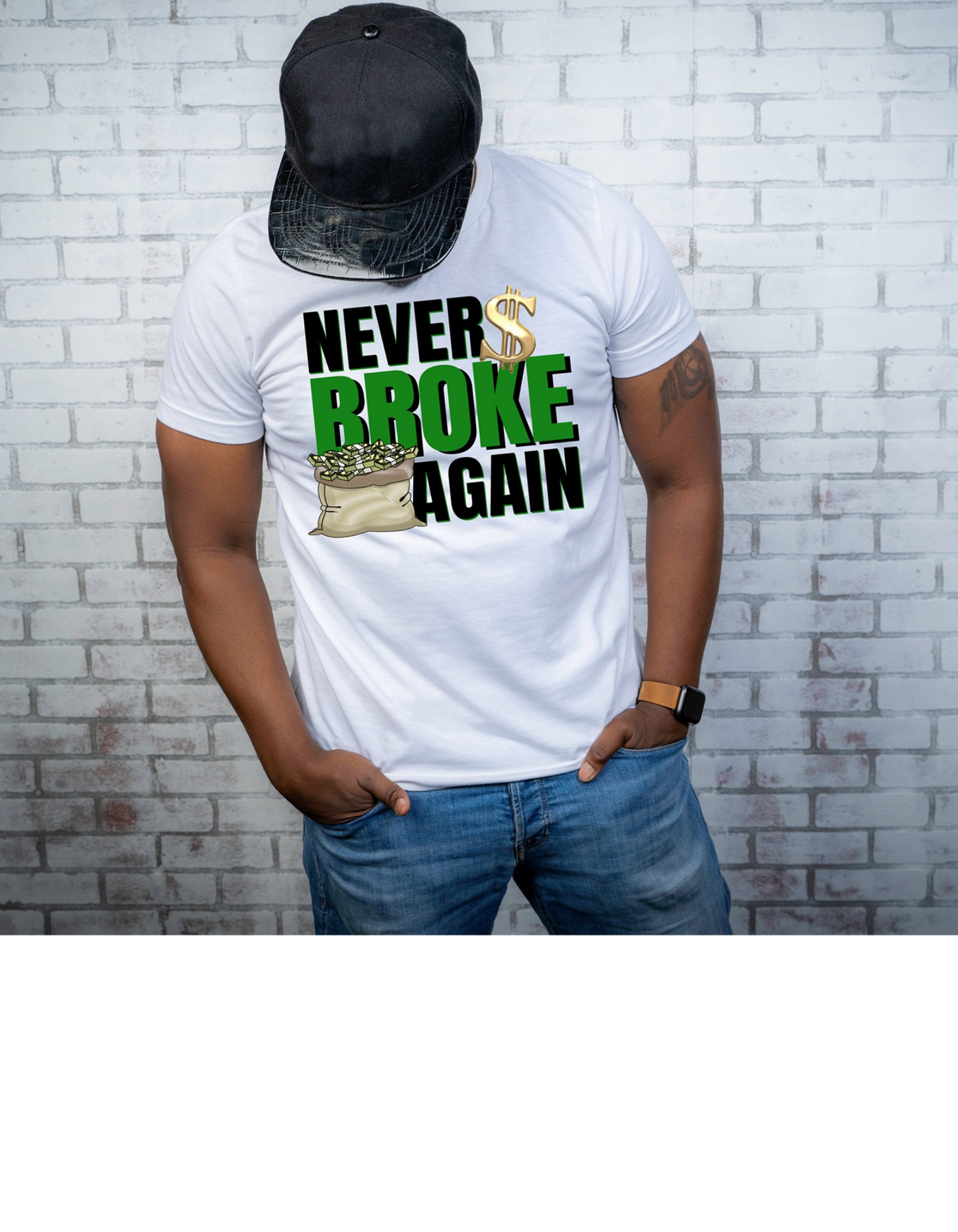 NEVER BROKE AGAIN - Trendy Apparel