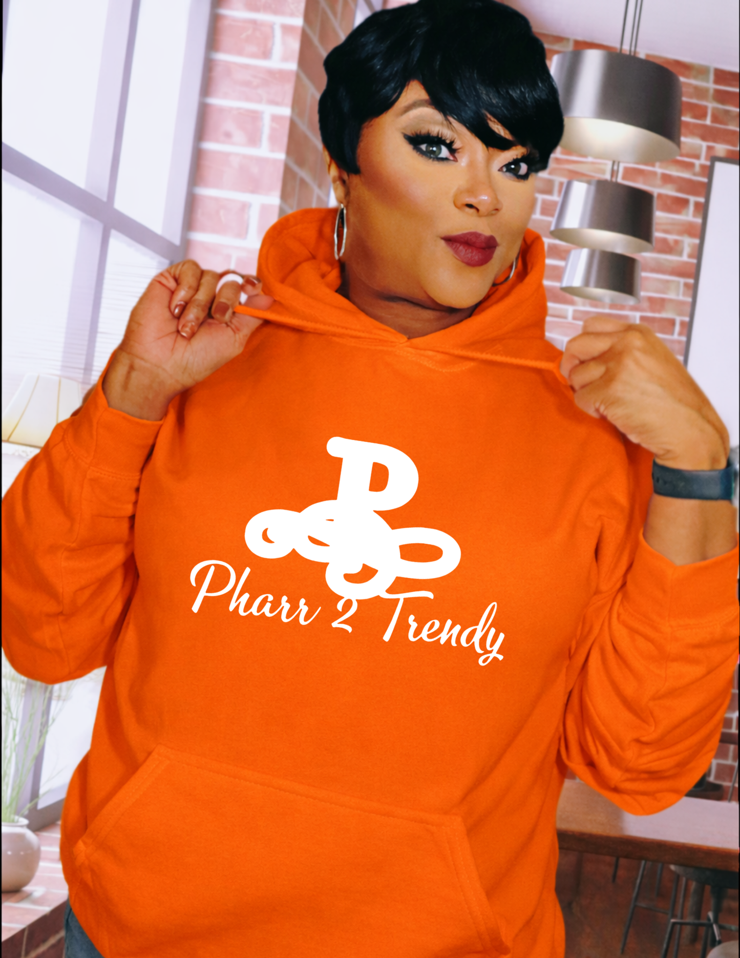 Pharr2Trendy | Orange Premium Apparel Tee Hoodie Sweatshirt