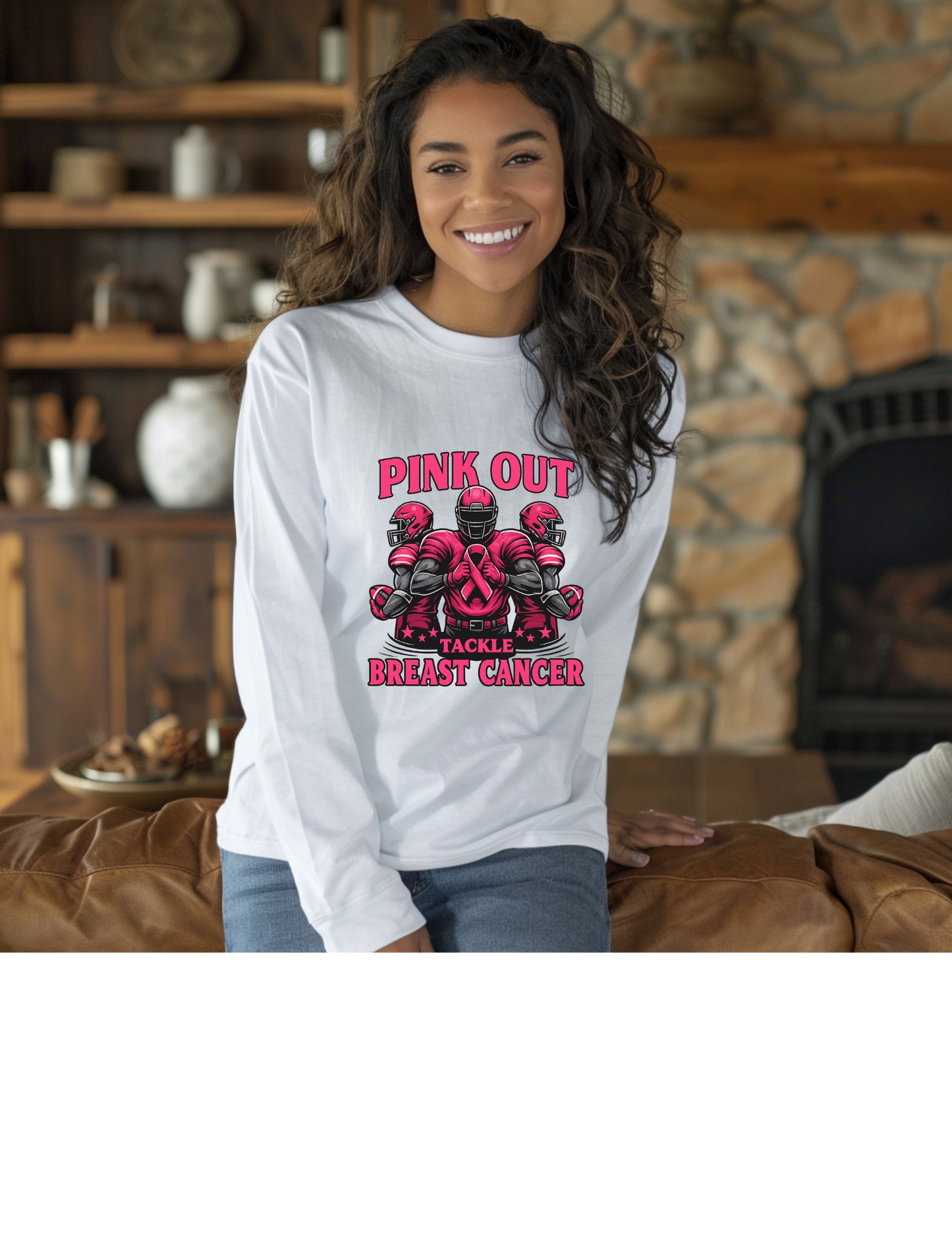 PINK OUT TACKLE BREAST CANCER