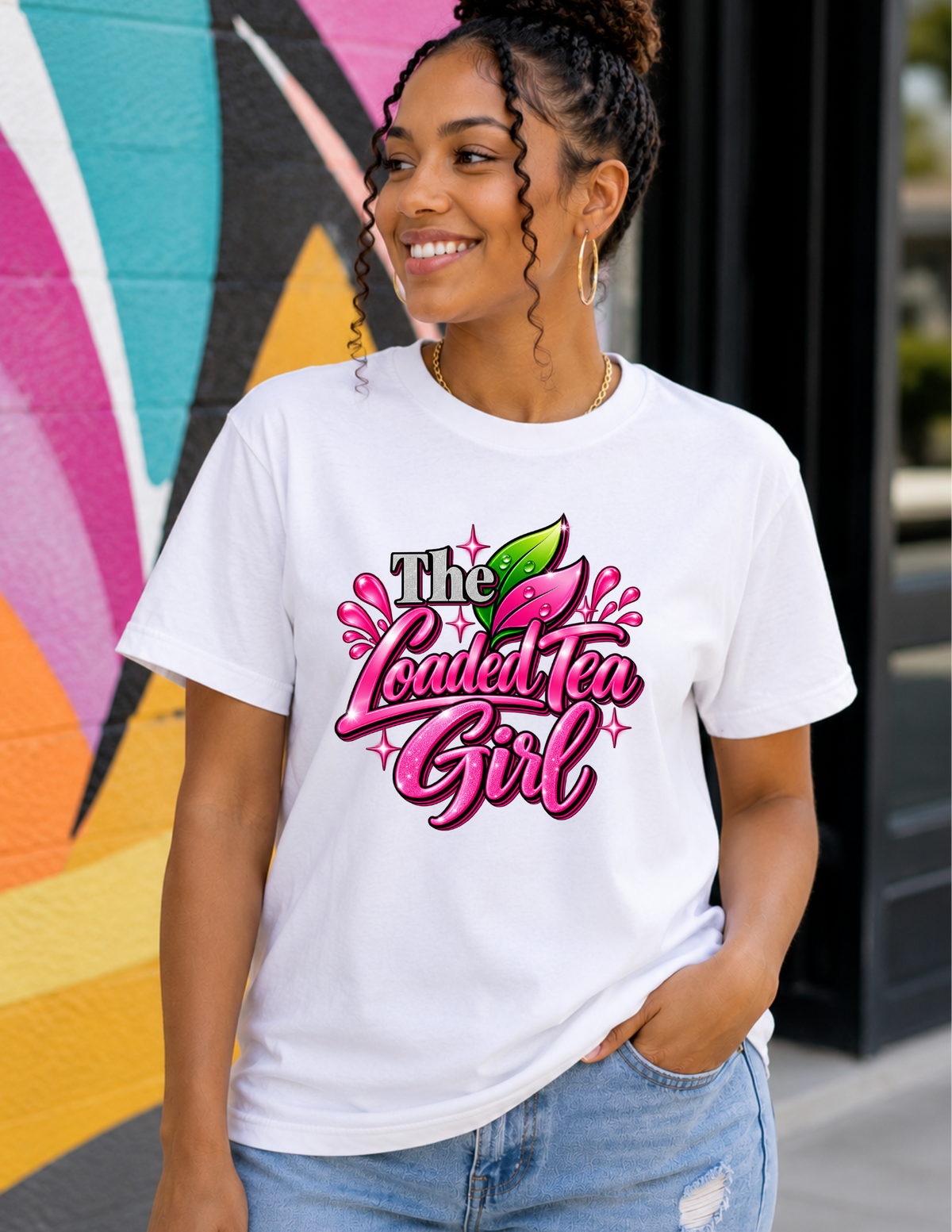 The Loaded Tea Girl Graphic T-Shirt
