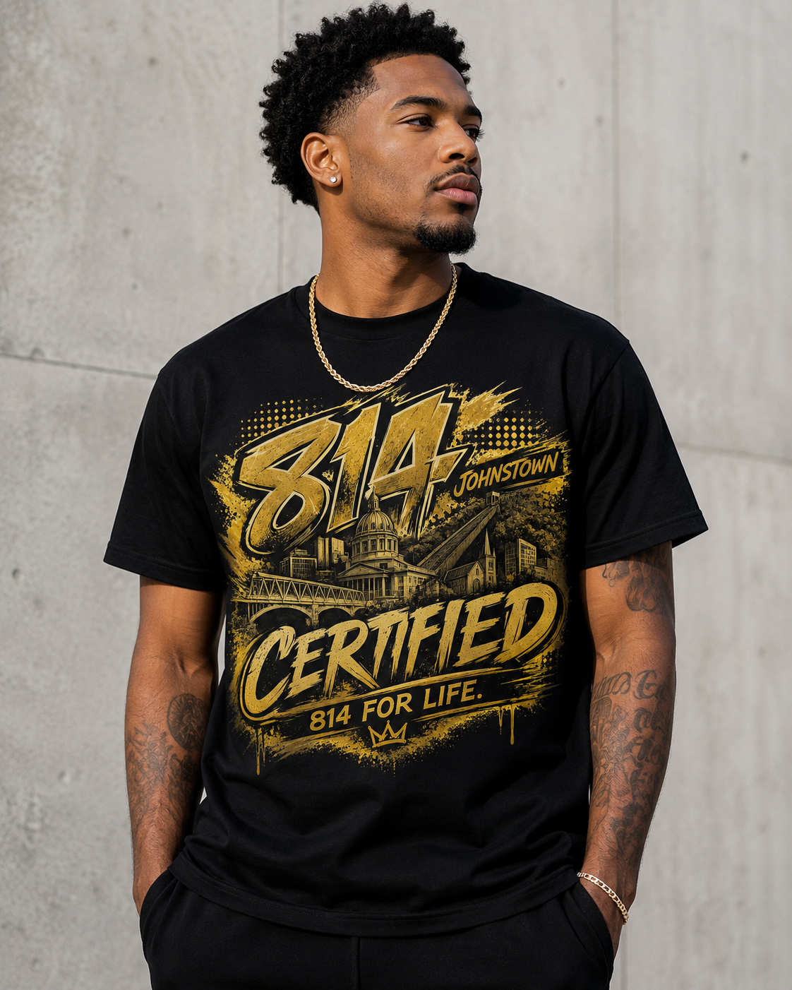 814 Certified Tee – Black Edition