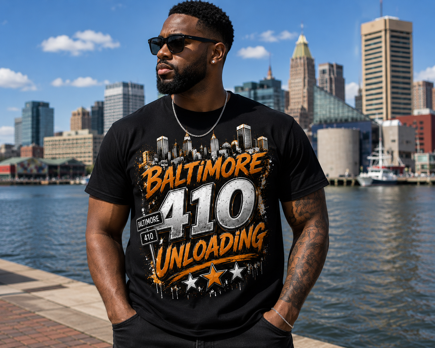 Baltimore 410 Unloading Tee