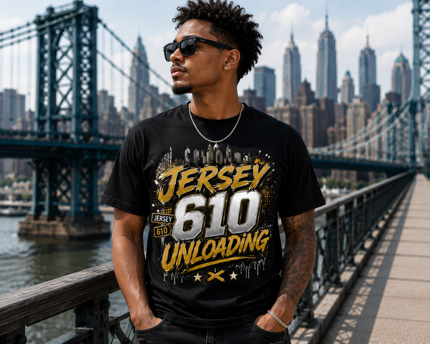 Jersey 610 Unloading Tee – Black Edition