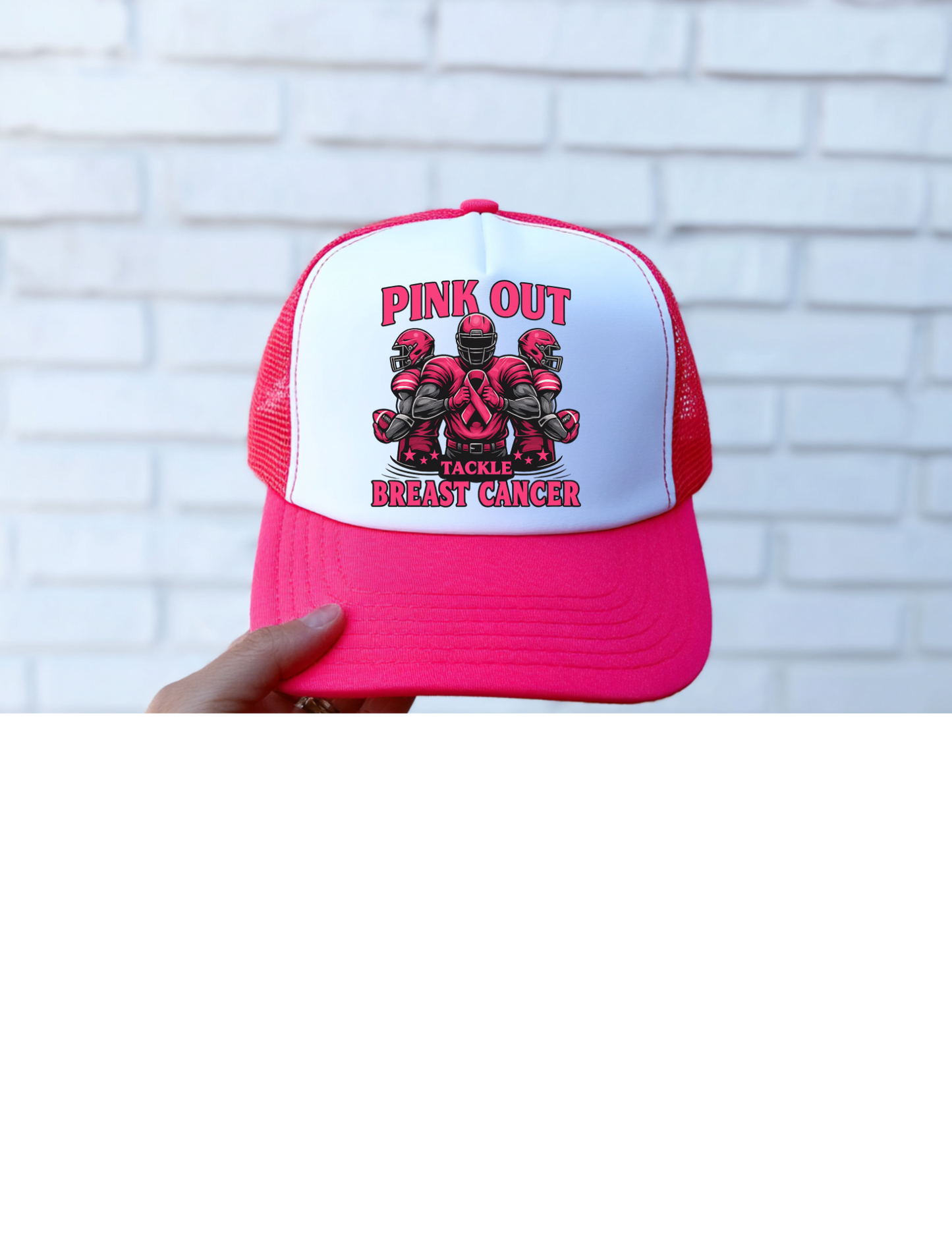 PINK OUT TACKLE BREAST CANCER