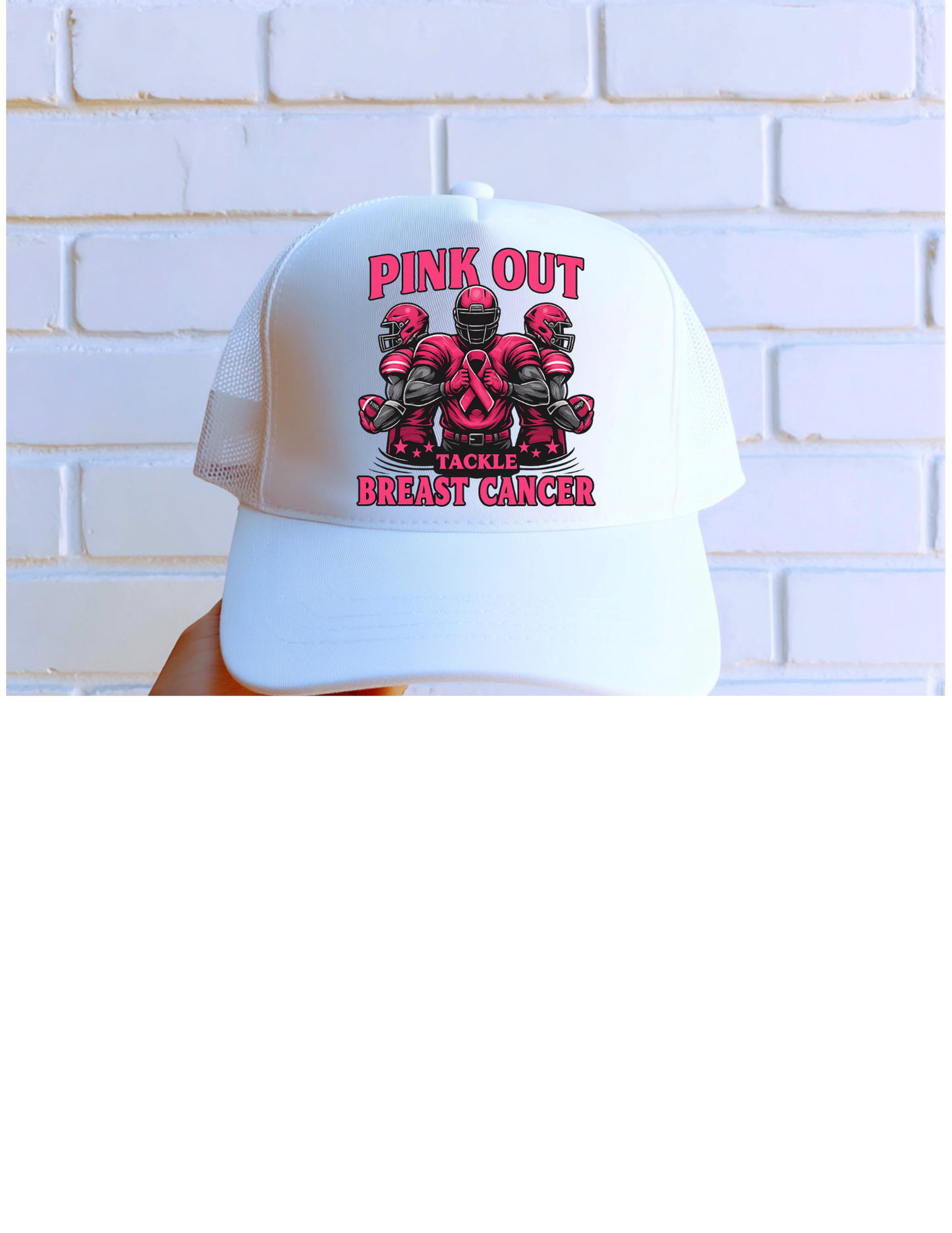 PINK OUT TACKLE BREAST CANCER