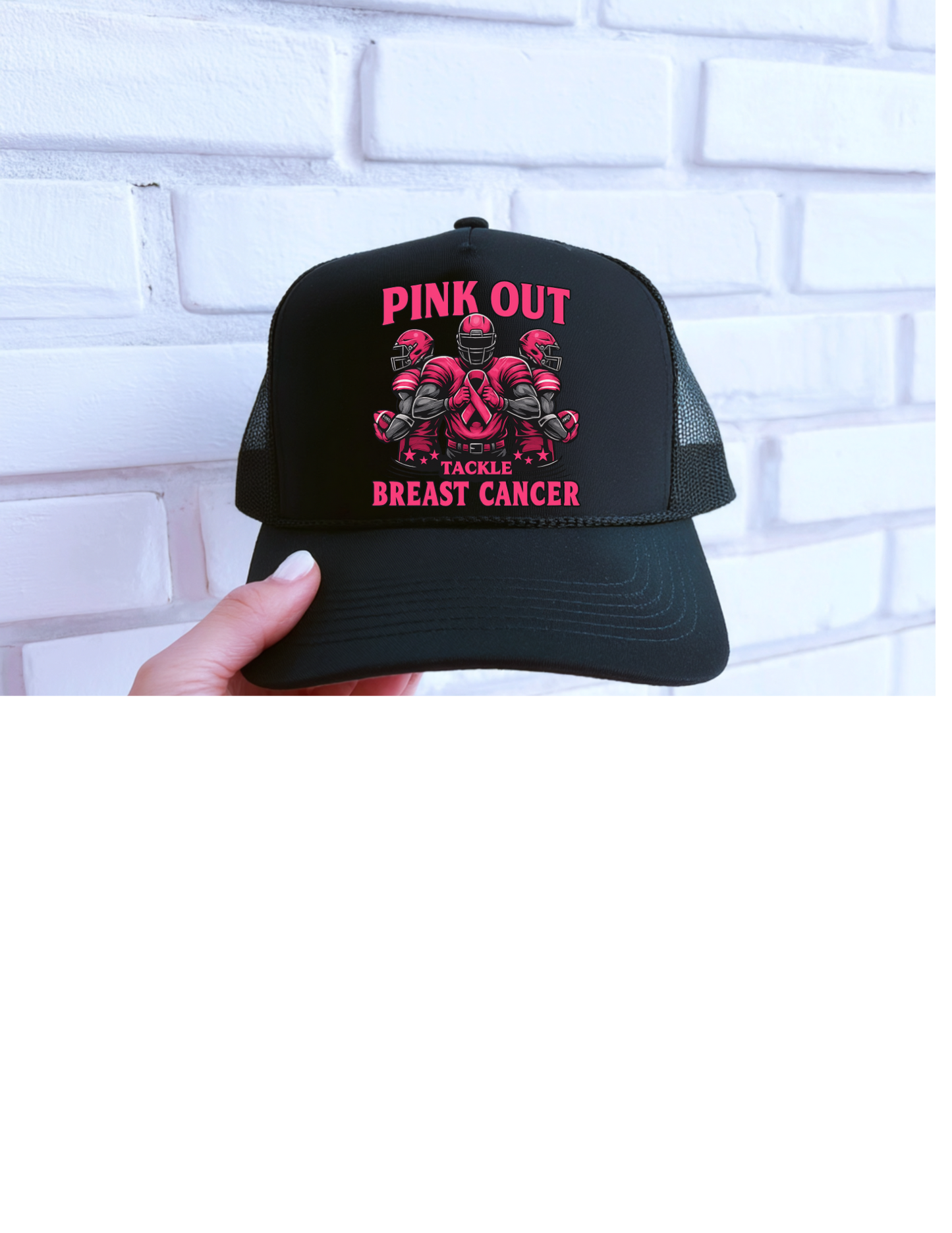 PINK OUT TACKLE BREAST CANCER