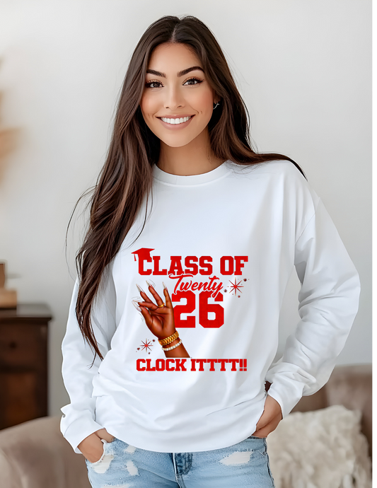 CLASS OF 2026 CLOCK IT