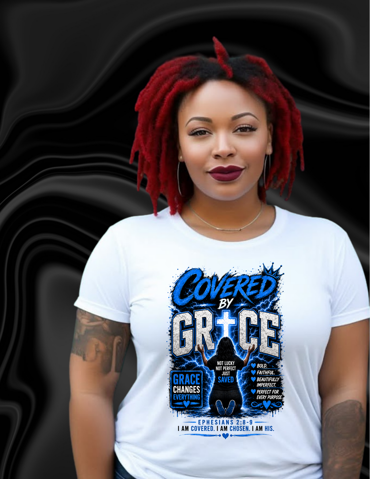 Covered By Grace Graphic Tee