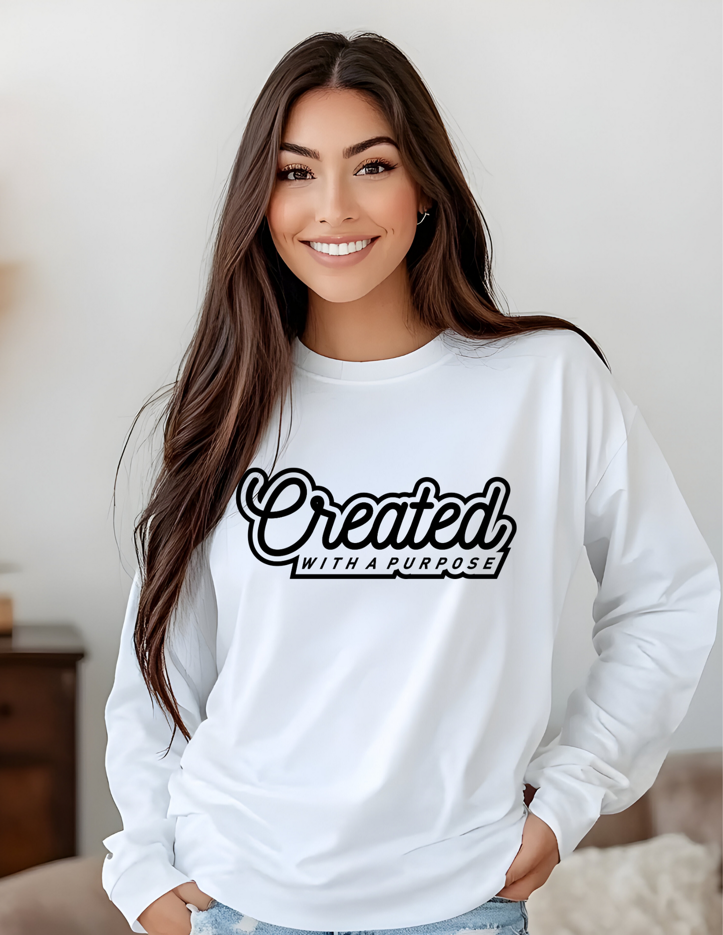 Created With a Purpose | Faith-Based Inspirational T-Shirt