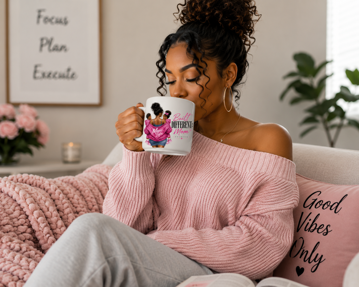Built Different: Mom Edition Mug