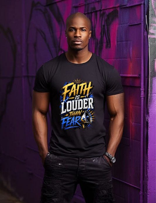 Faith is Louder Than Fear Tee