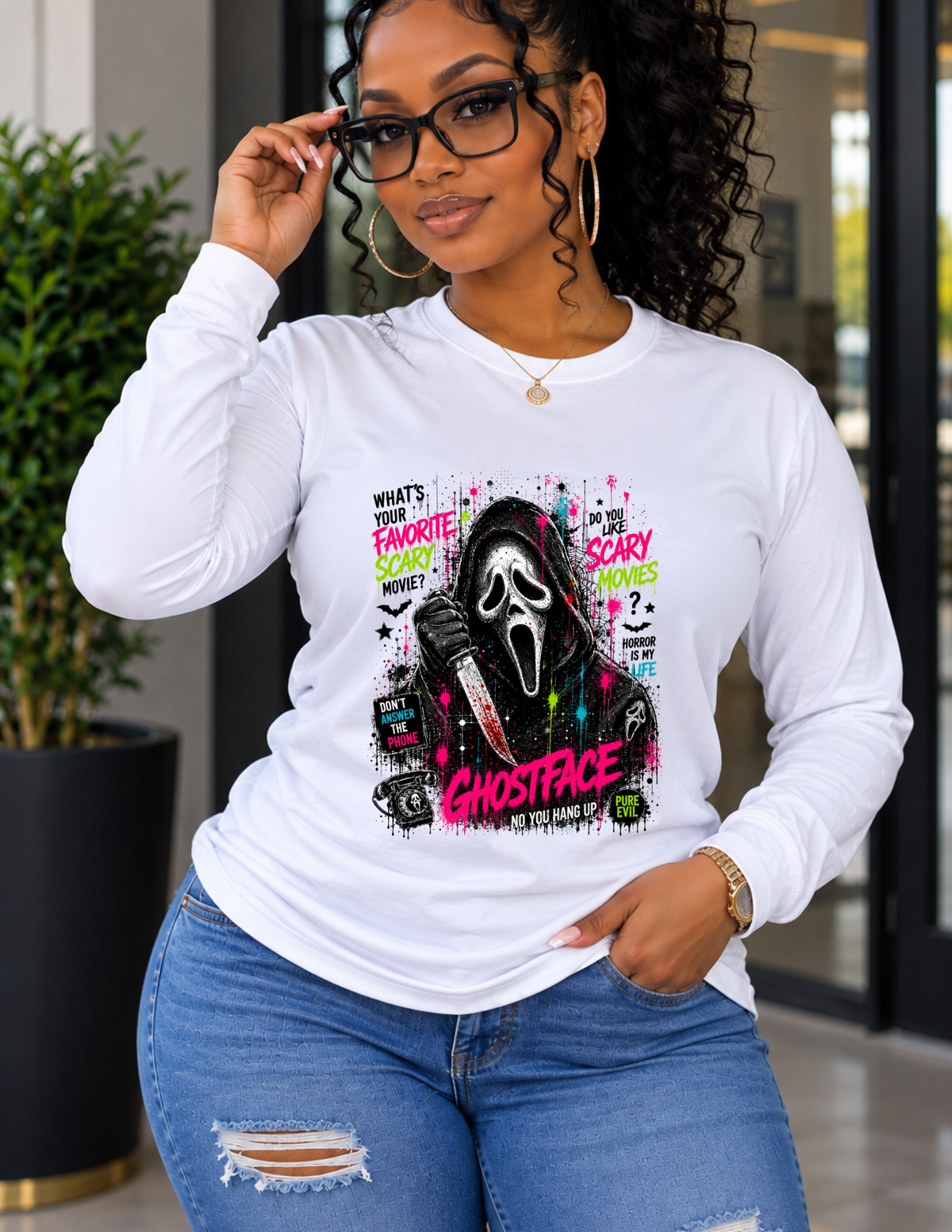 Ghost face Horror Movie Apparel – Scary Movie Fan
