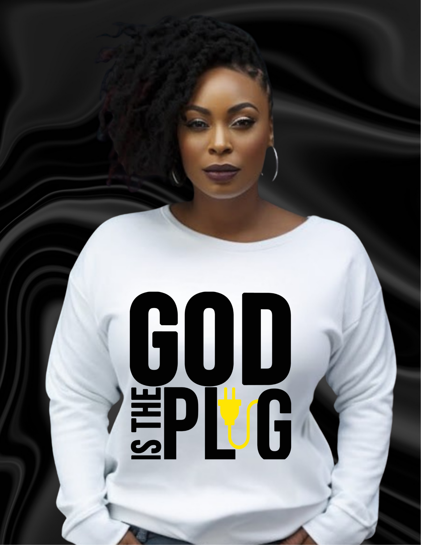 God is the Plug | Faith-Based Inspirational T-Shirt