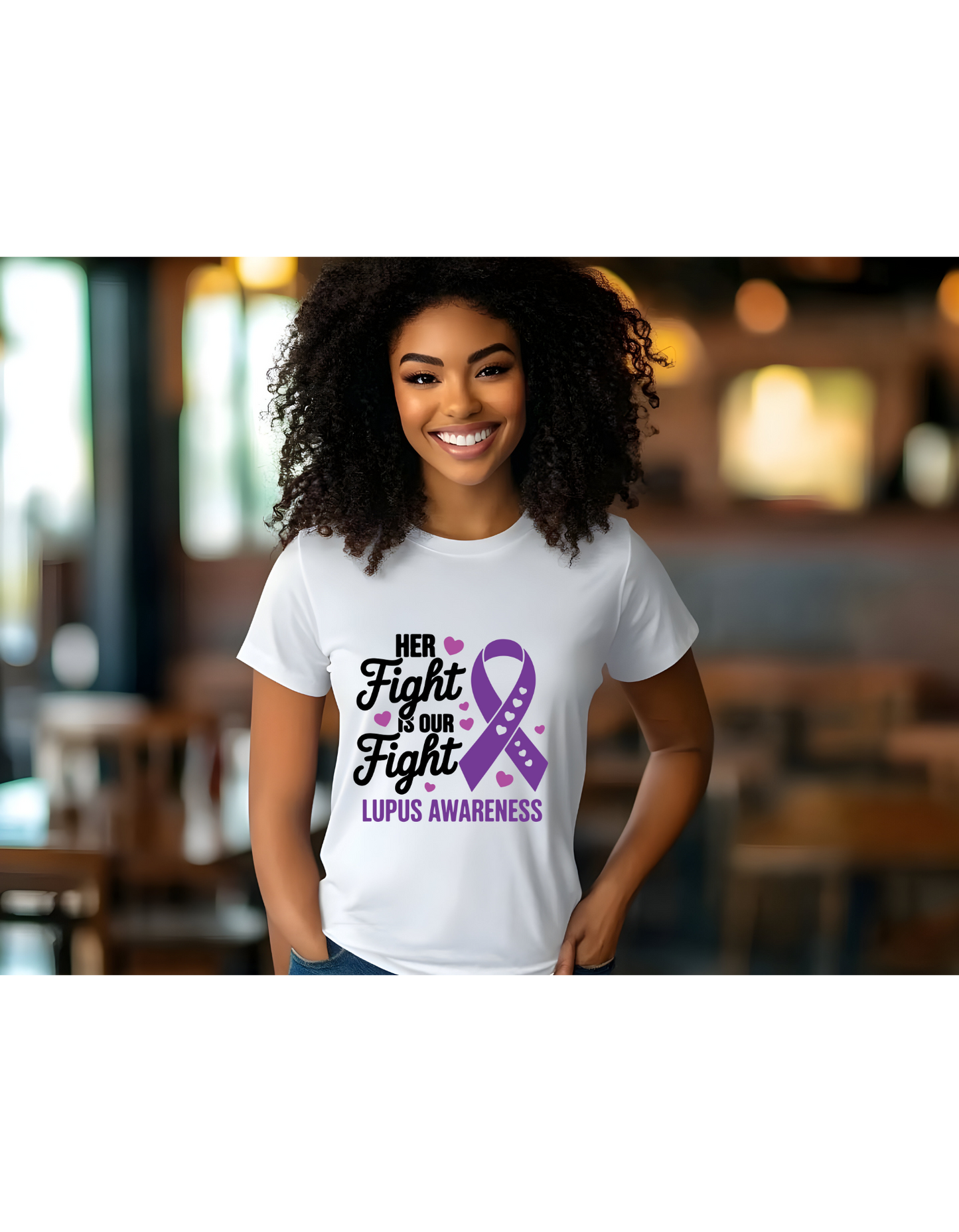 HER FIGHT IS OUR FIGHT LUPUS
