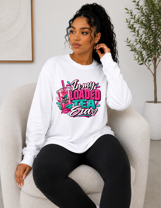 In My Loaded Tea Era – Tea Lover Graphic Shirt