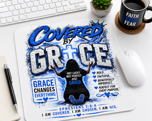 Covered By Grace Mousepad