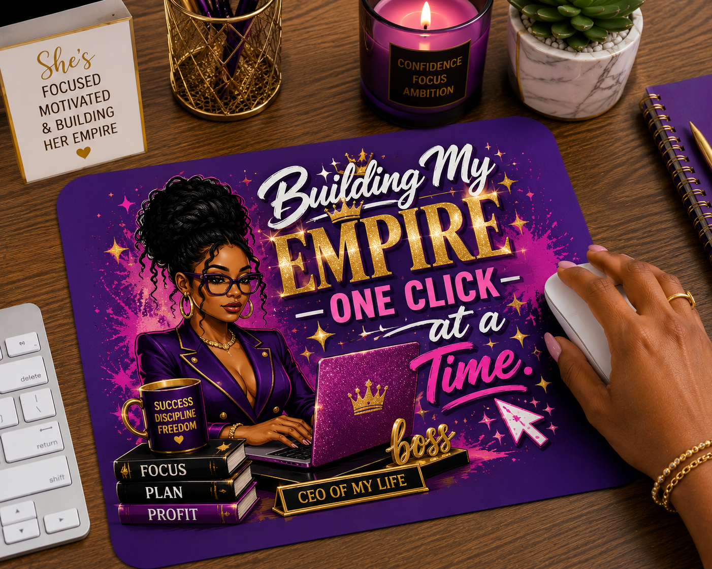 Building My Empire One Click At A Time Mousepad