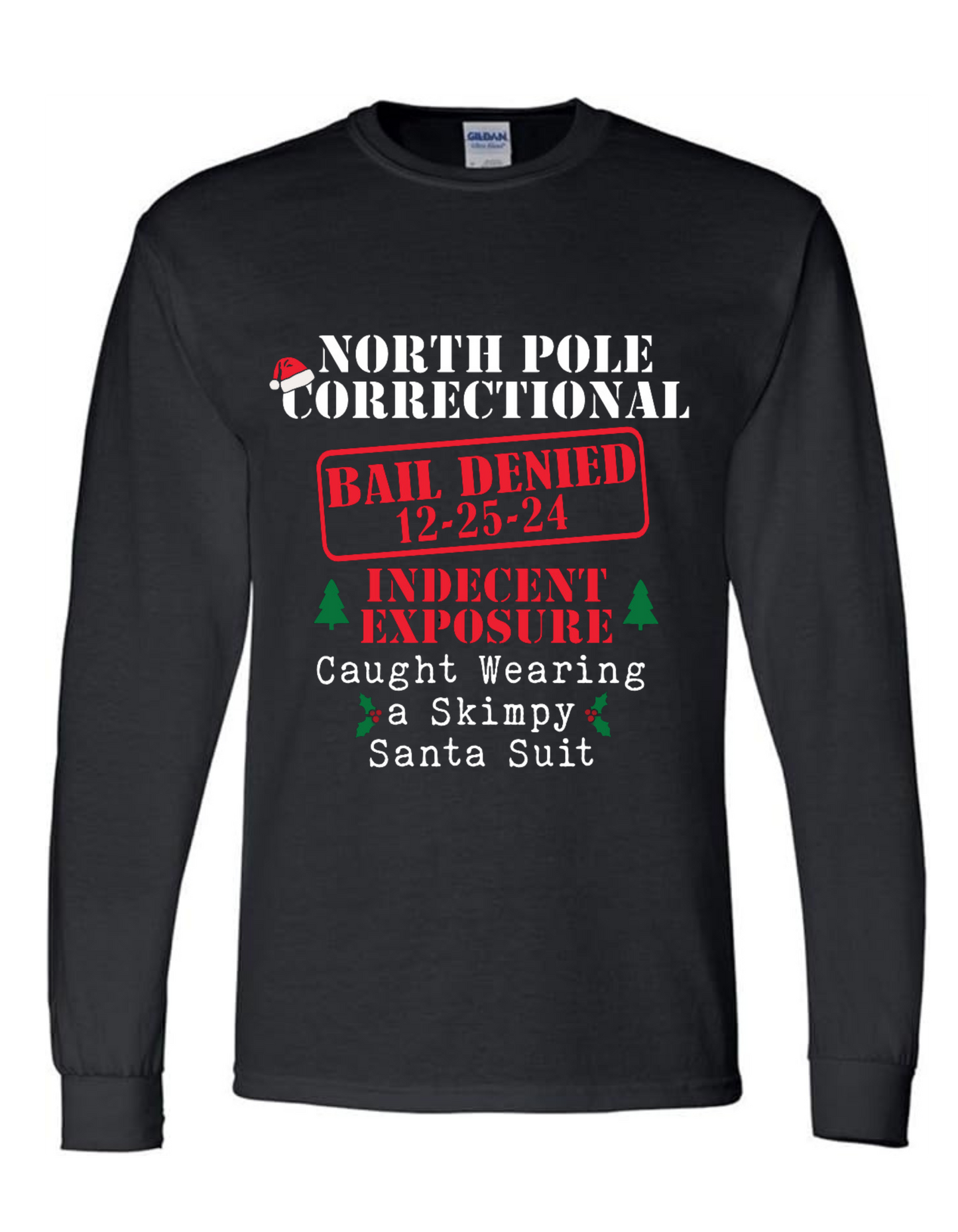 NORTH POLE CHRISTMAS CORRECTIONAL SHIRTS