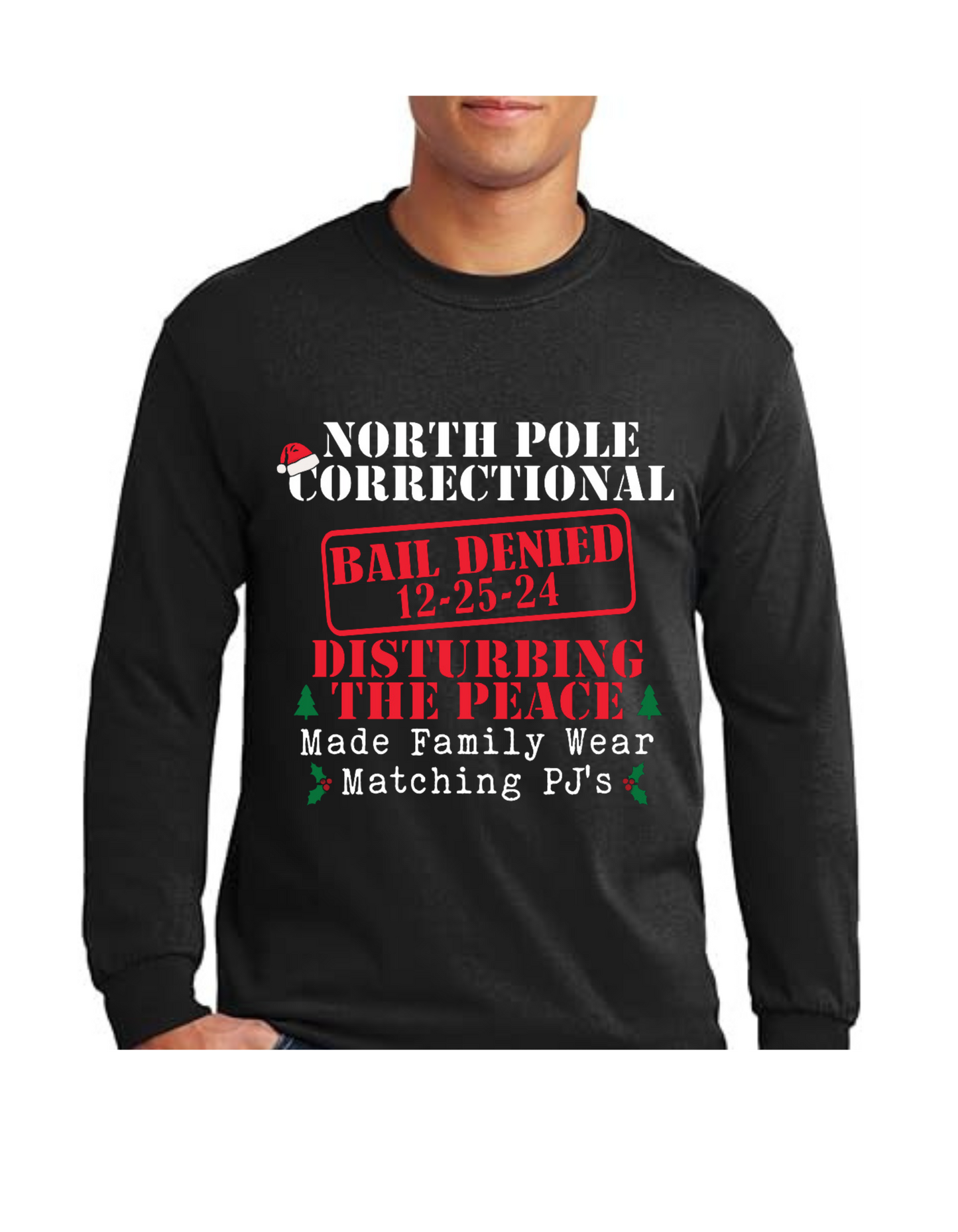 NORTH POLE CHRISTMAS CORRECTIONAL SHIRTS