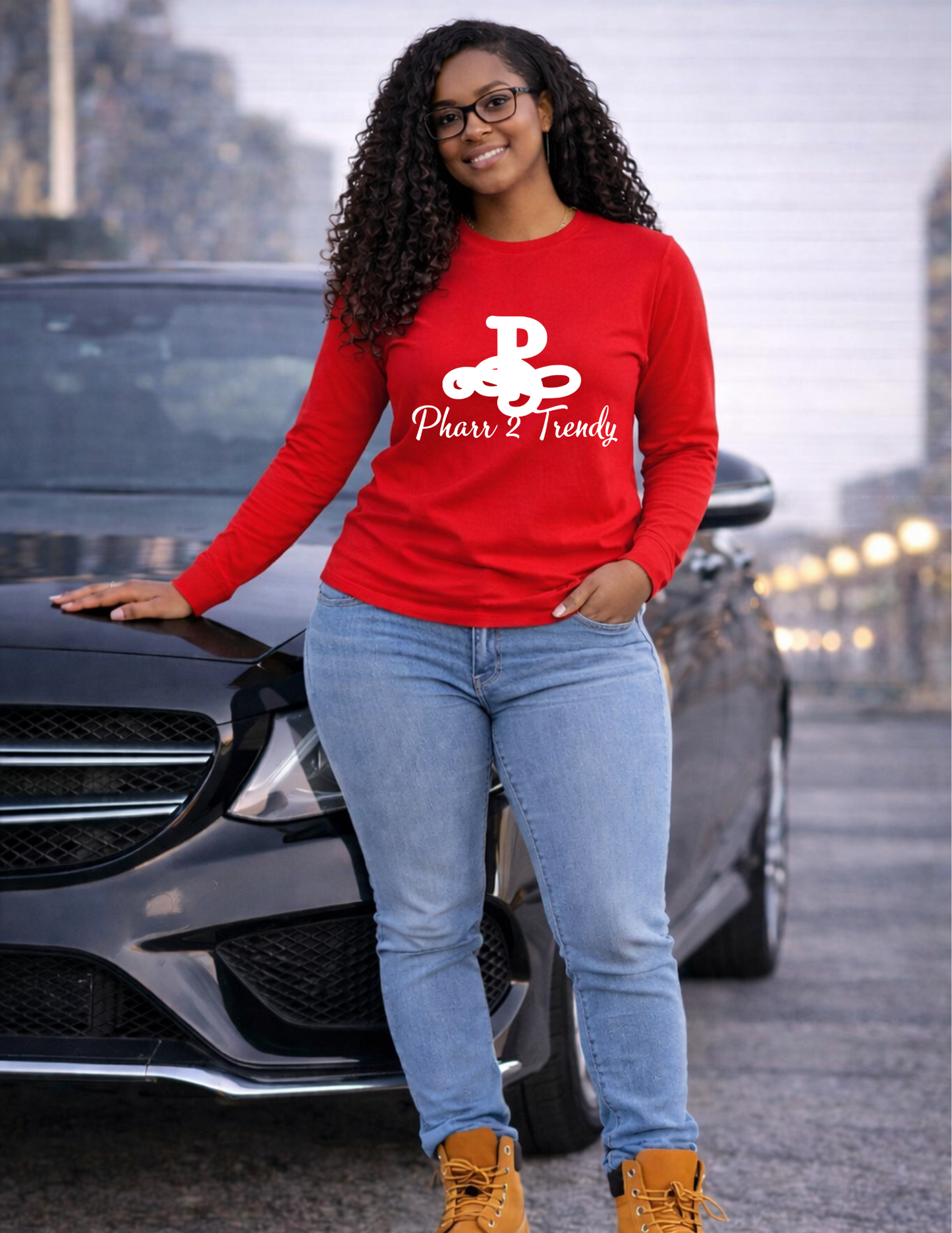Pharr2Trendy | Red Premium Apparel Tee Hoodie Sweatshirt