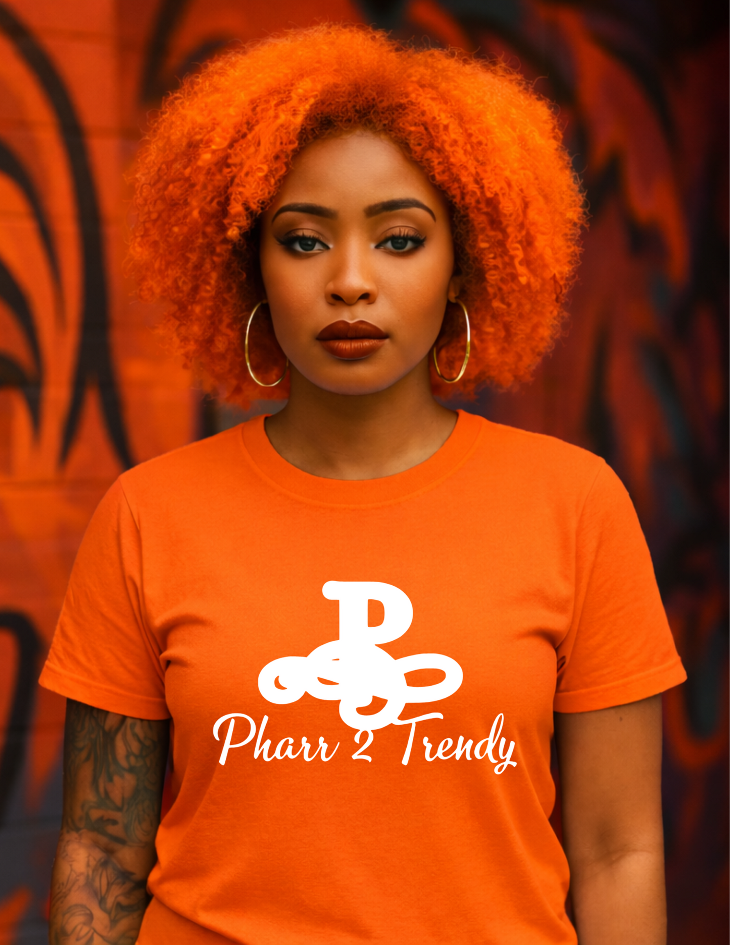 Pharr2Trendy | Orange Premium Apparel Tee Hoodie Sweatshirt