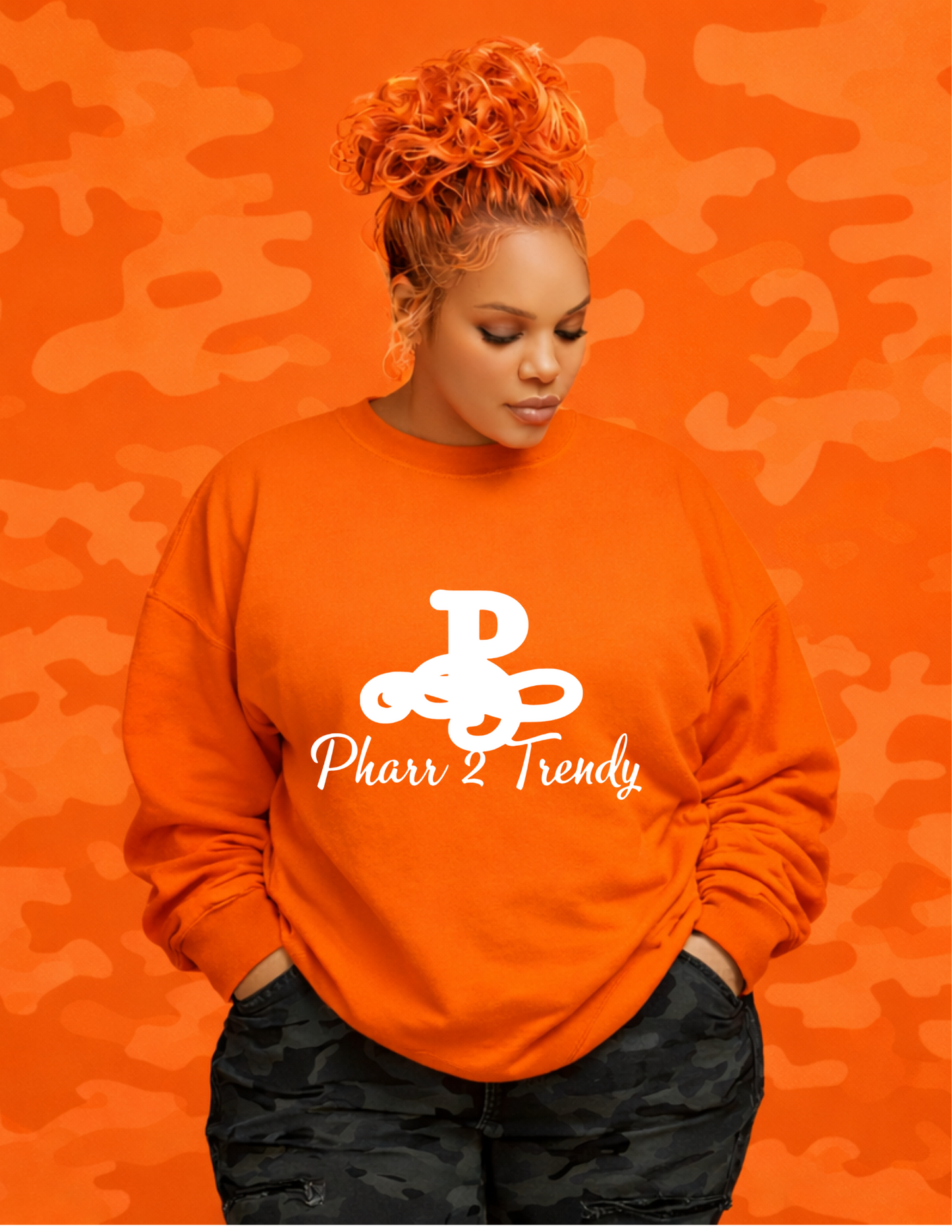 Pharr2Trendy | Orange Premium Apparel Tee Hoodie Sweatshirt