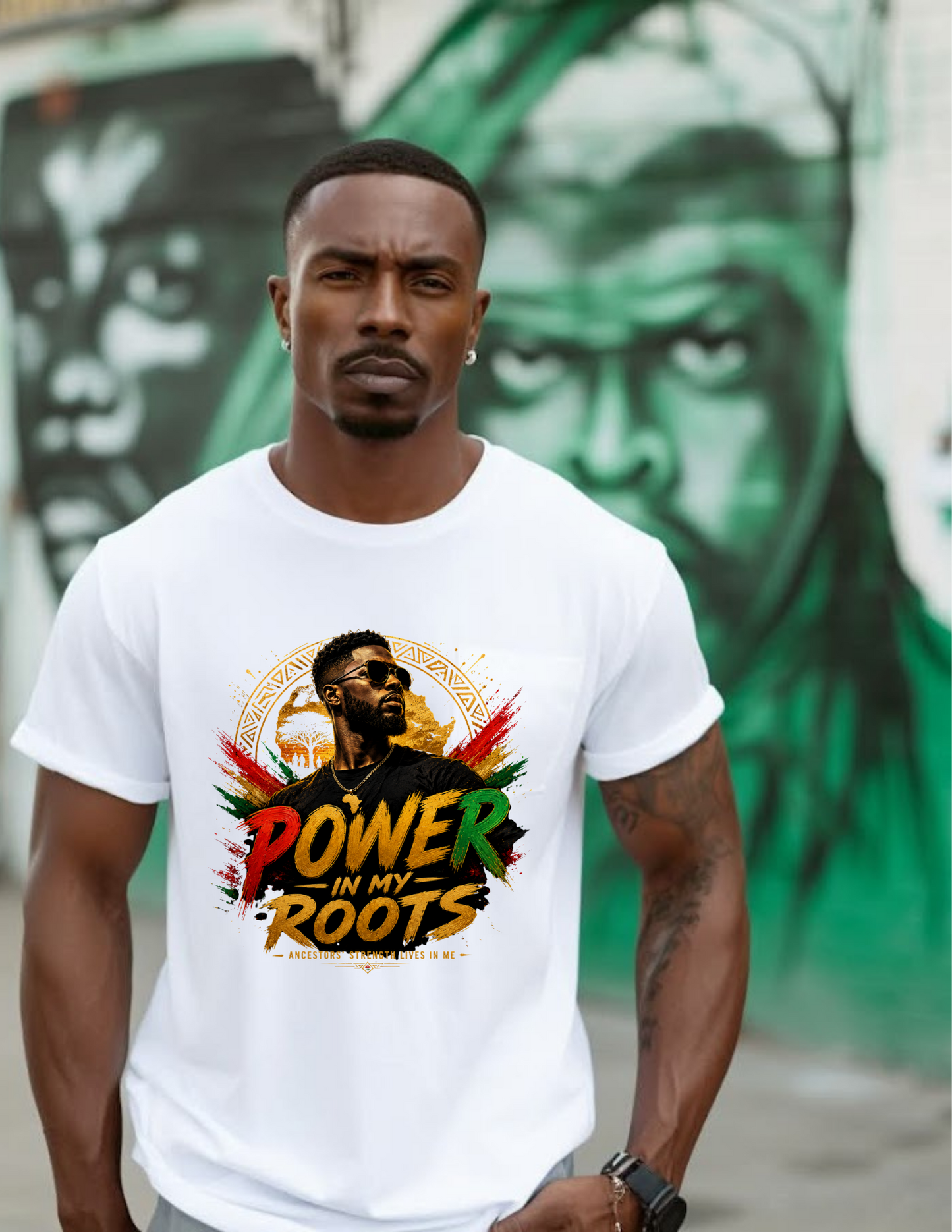 Power in My Roots Short Sleeve Graphic Tee