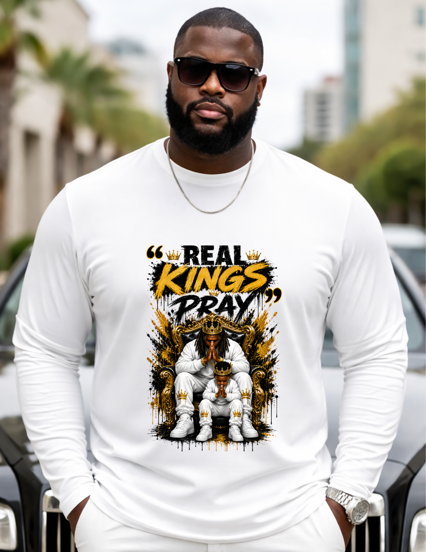 Real Kings Pray T-Shirt