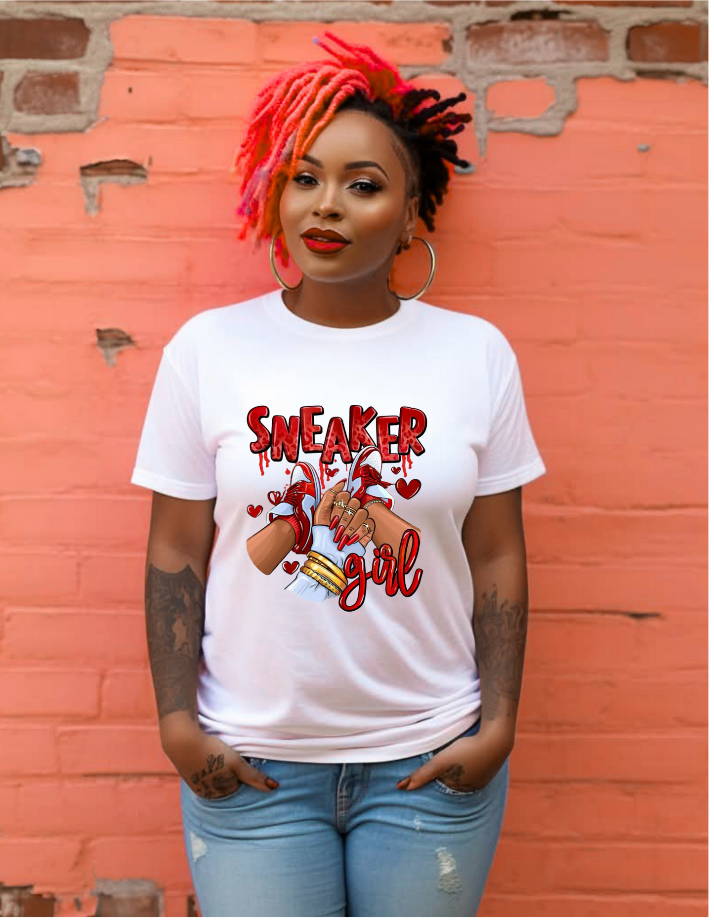 Sneaker Girl Graphic Tee