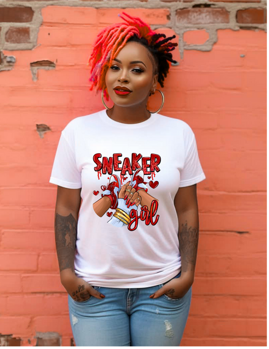 Sneaker Girl Graphic Tee
