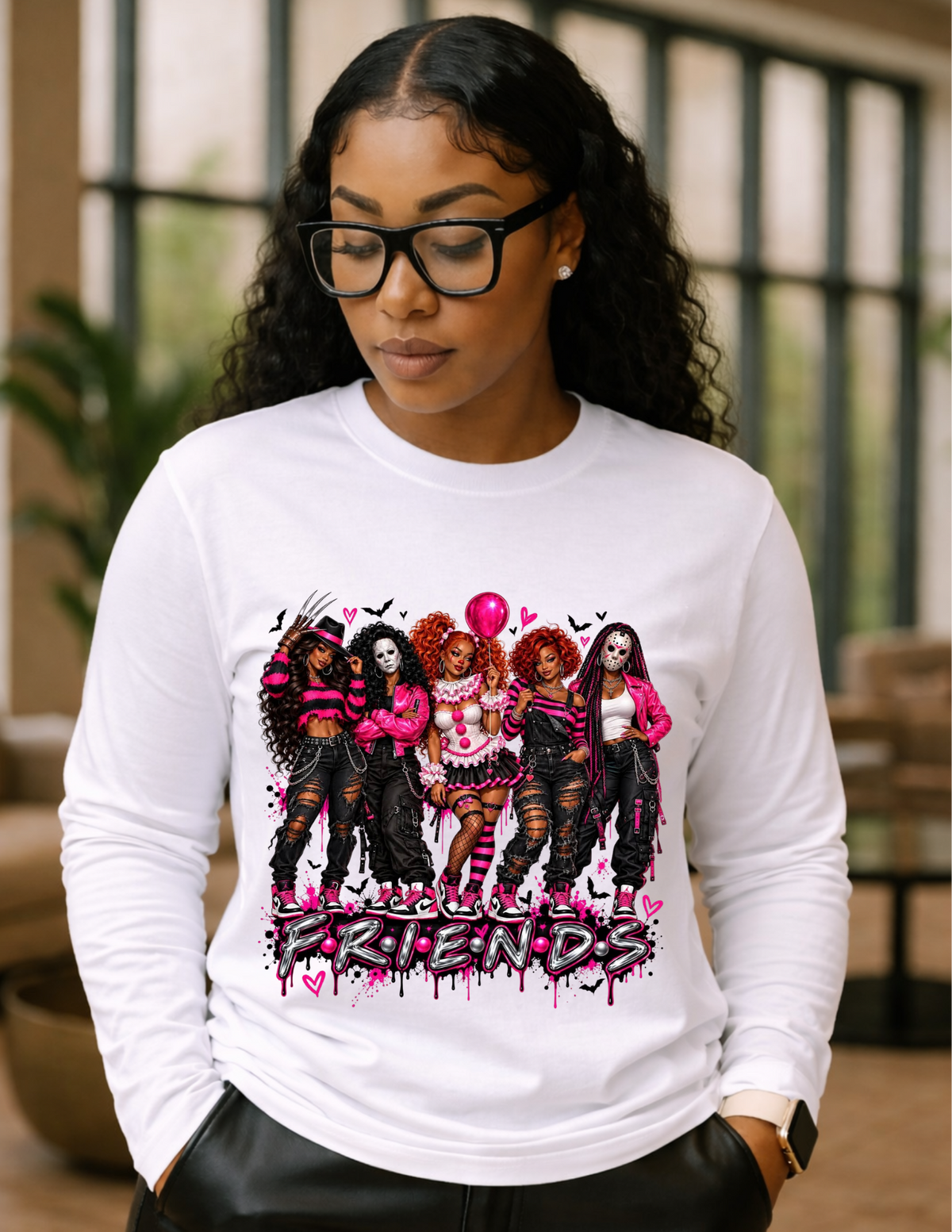 Spooky Friends Horror Halloween  Shirt