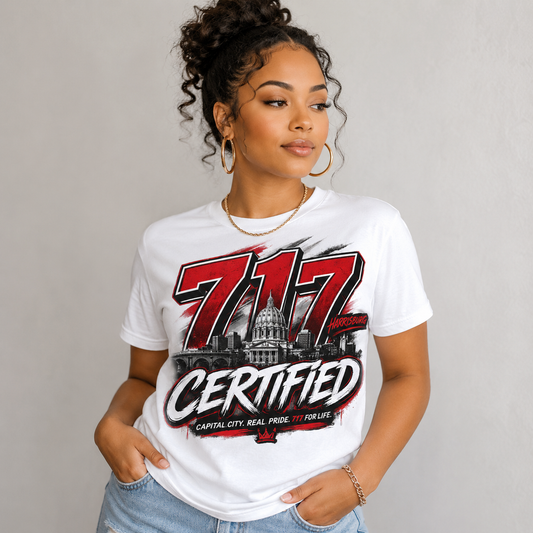 717 Certified Tee –Harrisburg  White Edition