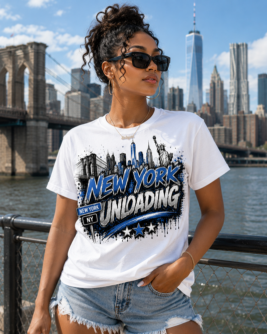 New York Unloading Tee – White Edition
