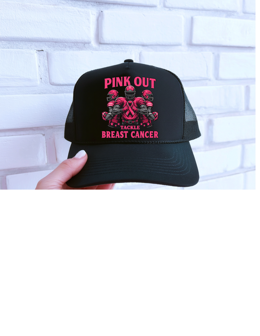 PINK OUT TACKLE BREAST CANCER